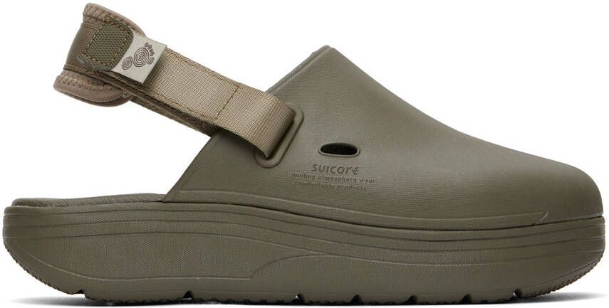 Suicoke Khaki Cappo Slippers - Picture 4