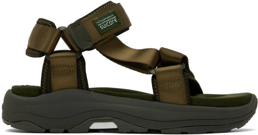 Suicoke Khaki DEPA-Run Sandals - Picture 4