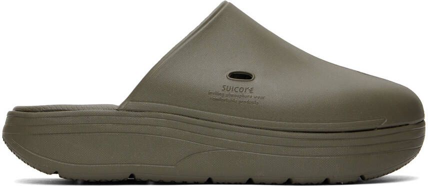 Suicoke Khaki Polk Slippers - Picture 5