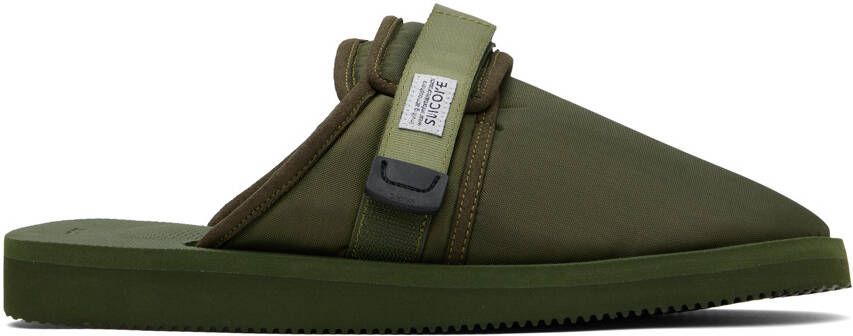 Suicoke Khaki ZAVO-Cab Slippers - Picture 5