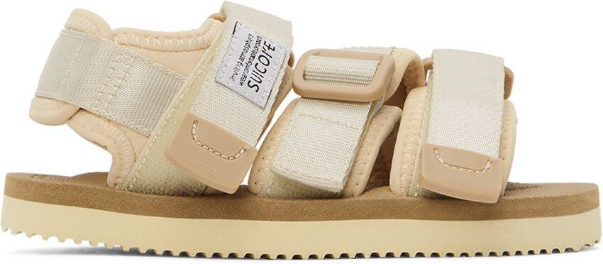 Suicoke Kids Beige Kisee Sandals - Picture 5