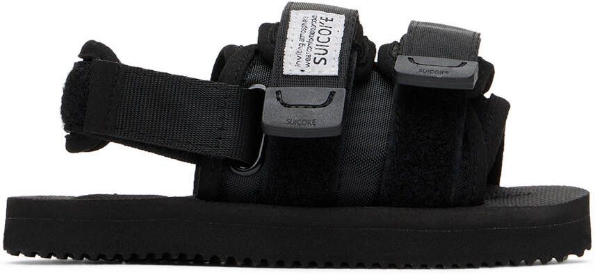Suicoke Kids Black Moto Sandals - Picture 5