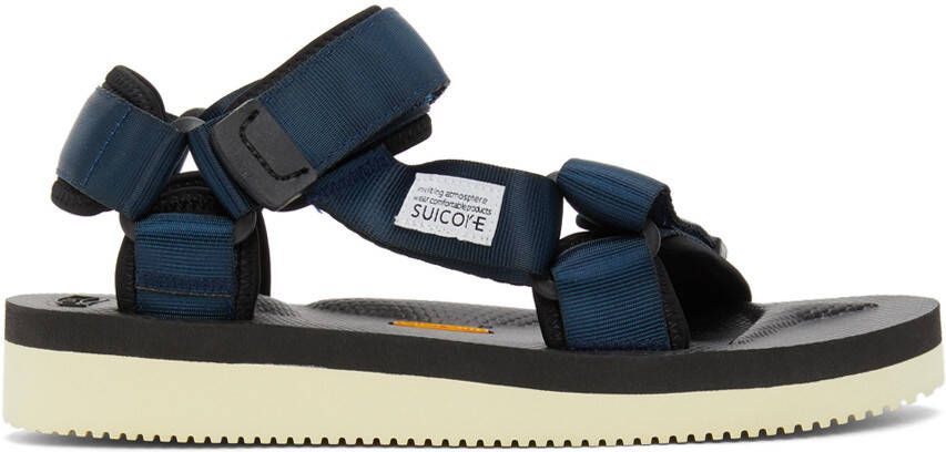 Suicoke Navy & Black DEPA-V2 Sandals - Picture 4