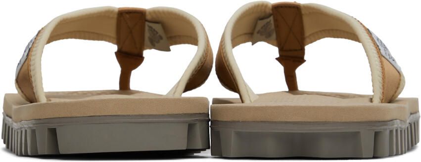 Suicoke Beige JONO Flip Flops
