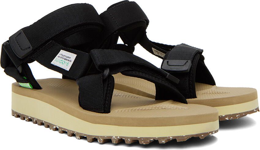 Suicoke Black & Beige DEPA-2Cab Sandals - Picture 2