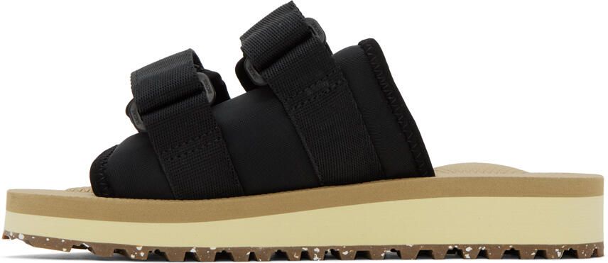 Suicoke Black & Beige Moto-Cab-Eco Sandals - Picture 3
