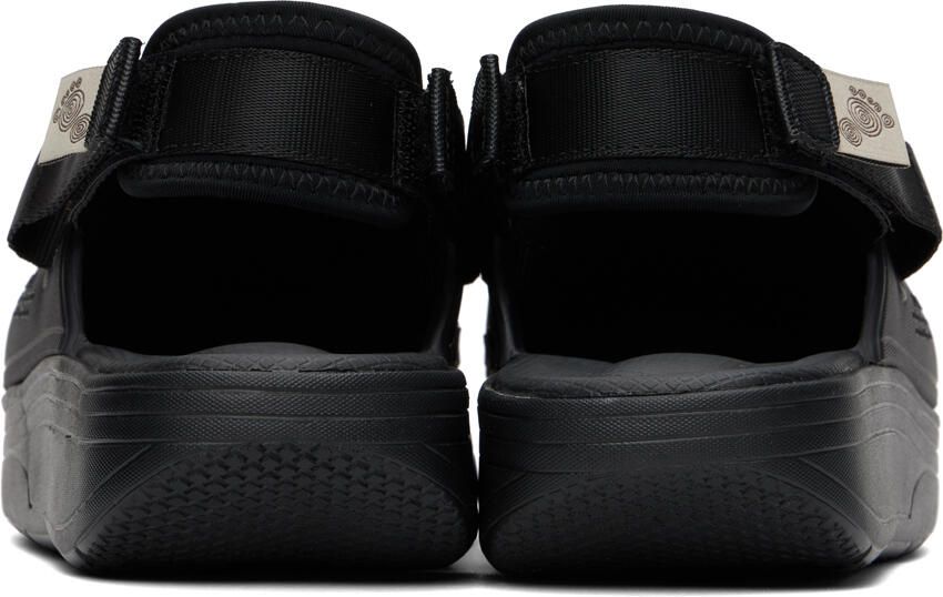 Suicoke Black Cappo Slippers