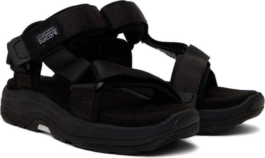 Suicoke Black DEPA-Run Sandals - Picture 2