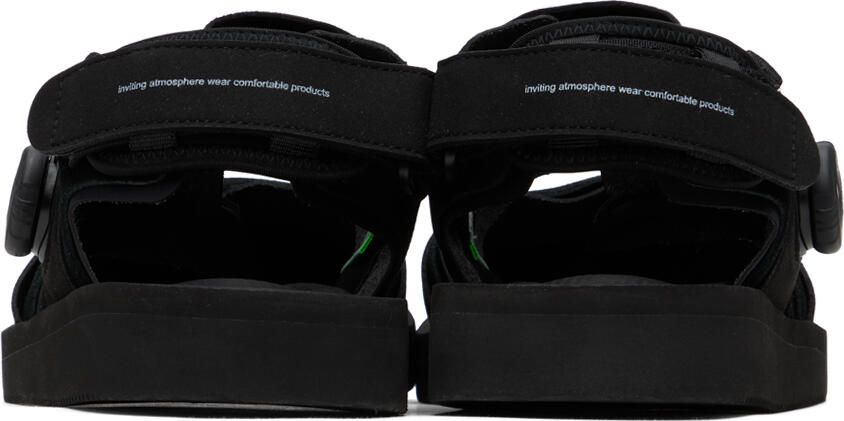 Suicoke Black HAKU-ab Sandals