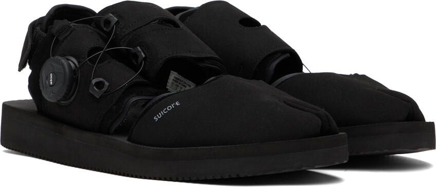 Suicoke Black HAKU-ab Sandals - Picture 2