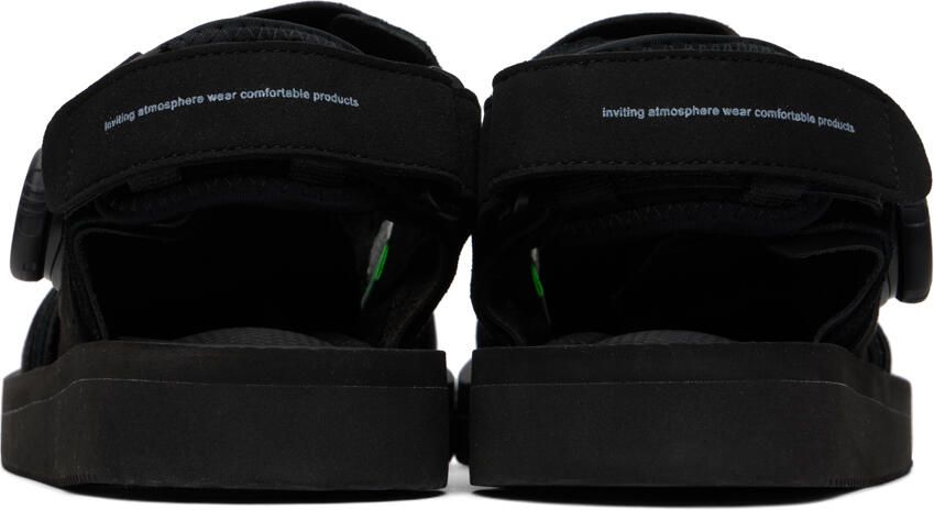 Suicoke Black HAKU-ab Slippers