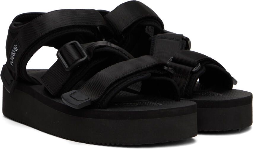 Suicoke Black KISEE-PO Sandals - Picture 2
