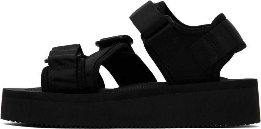 Suicoke Black KISEE-PO Sandals - Picture 3