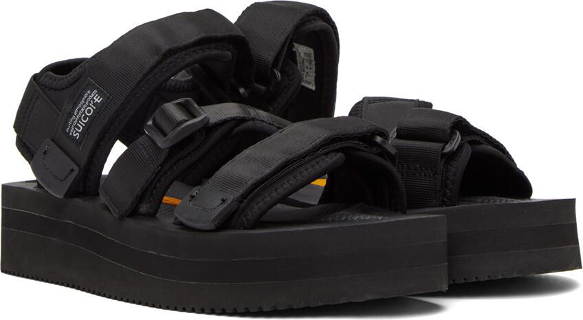 Suicoke Black KISEE-VPO Sandals - Picture 2