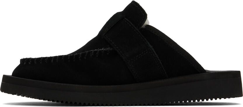 Suicoke Black LEMI-Mab Slip-On Loafers - Picture 3
