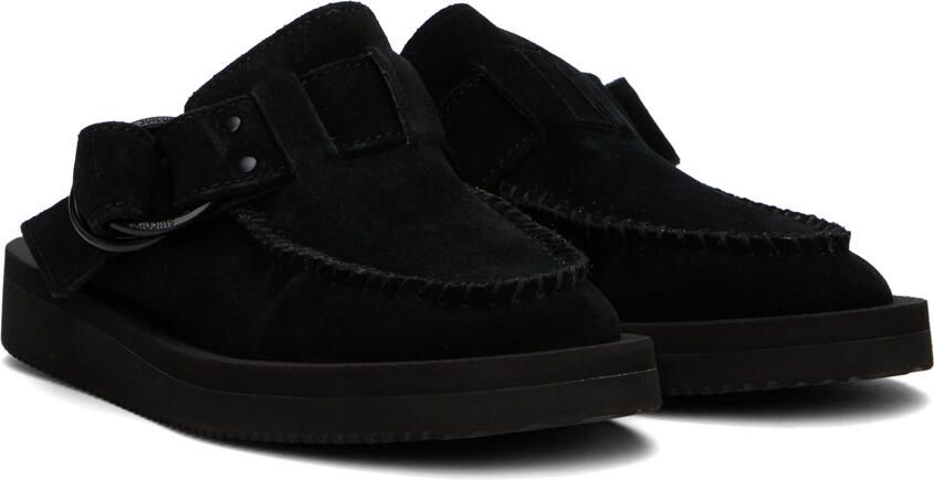 Suicoke Black LEMI-Mab Slip-On Loafers - Picture 2