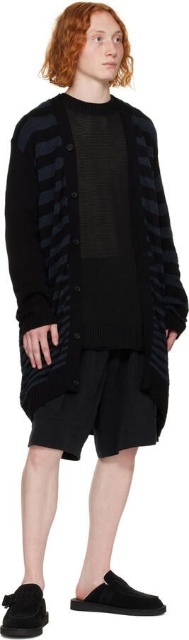 Suicoke Black LEMI-Mab Slip-On Loafers - Picture 4