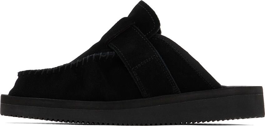 Suicoke Black LEMI-Sab Slippers - Picture 3