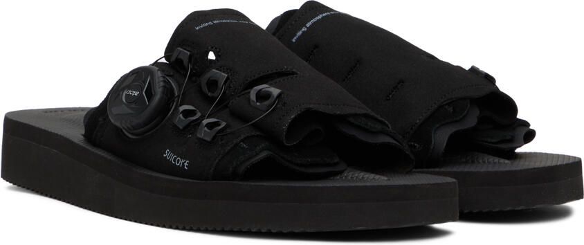 Suicoke Black LETA-ab Sandals - Picture 2
