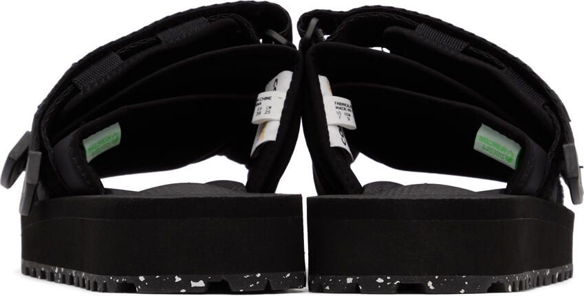 Suicoke Black MOTO-Cab-ECO Sandals