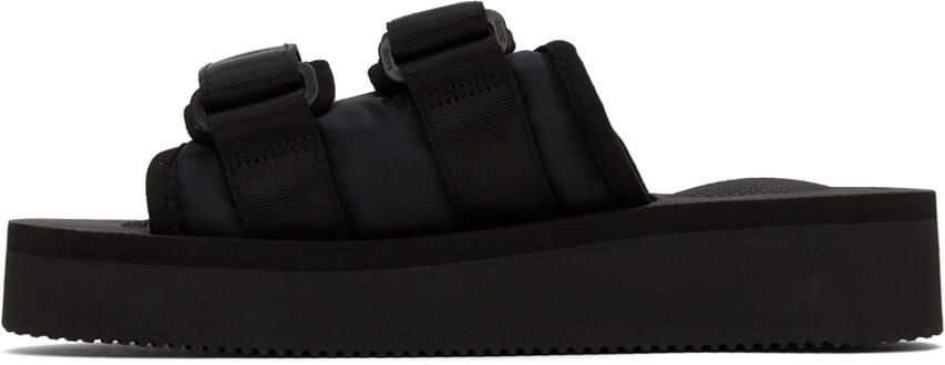 Suicoke Black MOTO-PO Sandals - Picture 3