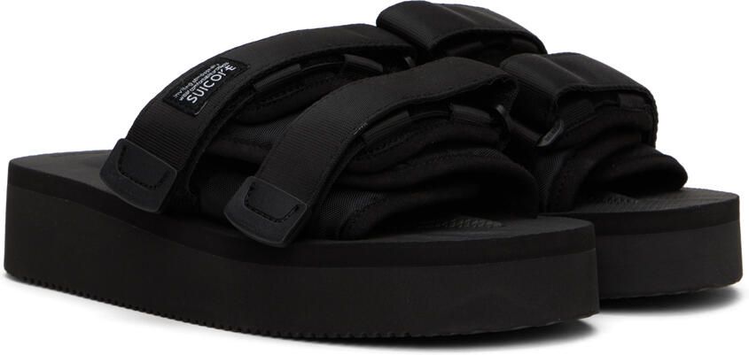 Suicoke Black MOTO-PO Sandals - Picture 2