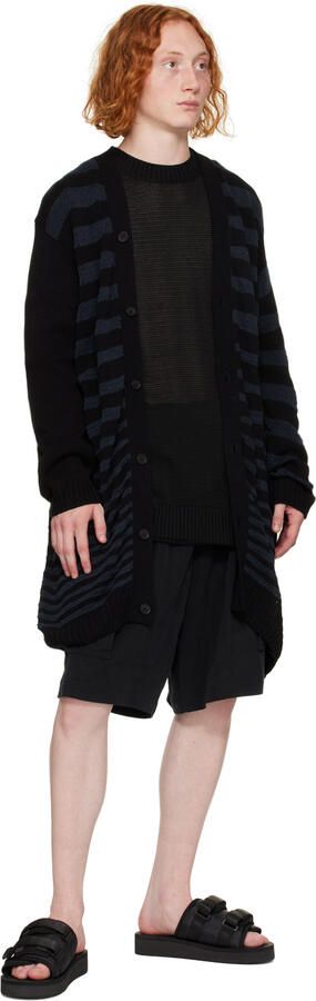 Suicoke Black MOTO-PO Sandals - Picture 4