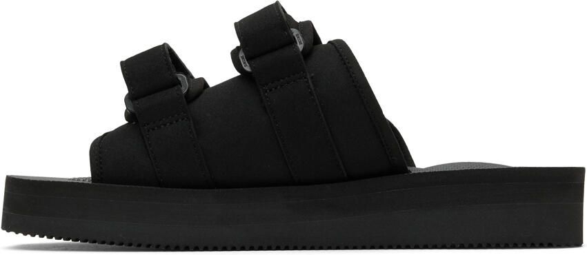 Suicoke Black MOTO-PO Sandals - Picture 4