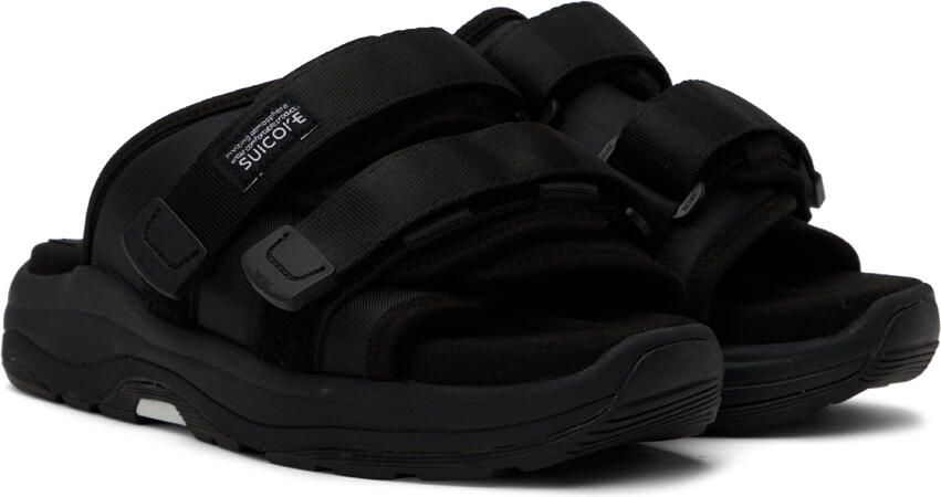 Suicoke Black MOTO-Run Sandals - Picture 2