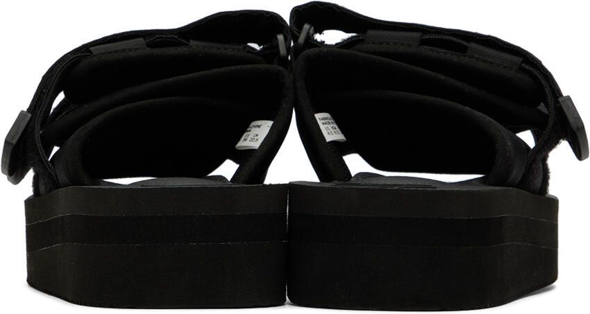 Suicoke Black MOTO-VPO Sandals