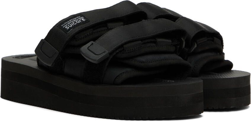 Suicoke Black MOTO-VPO Sandals - Picture 2