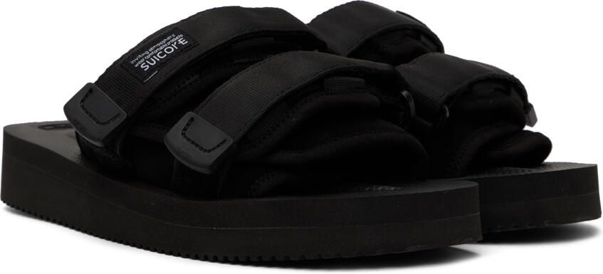 Suicoke Black MOTO-VS Sandals