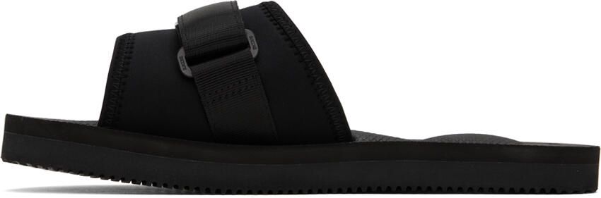 Suicoke Black PADRI Sandals - Picture 7