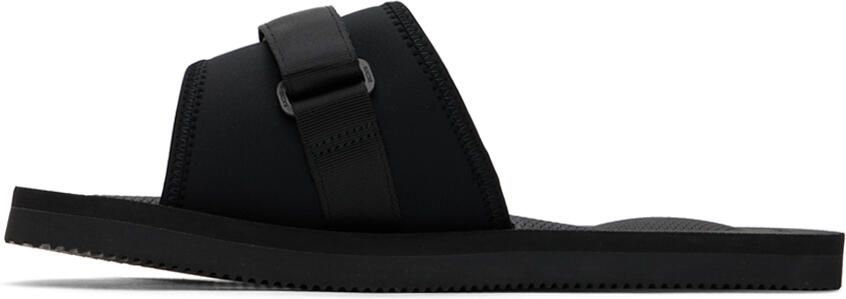 Suicoke Black PADRI Sandals - Picture 3