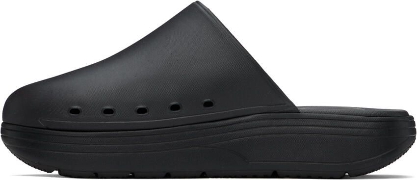 Suicoke Black Polk Loafers - Picture 3