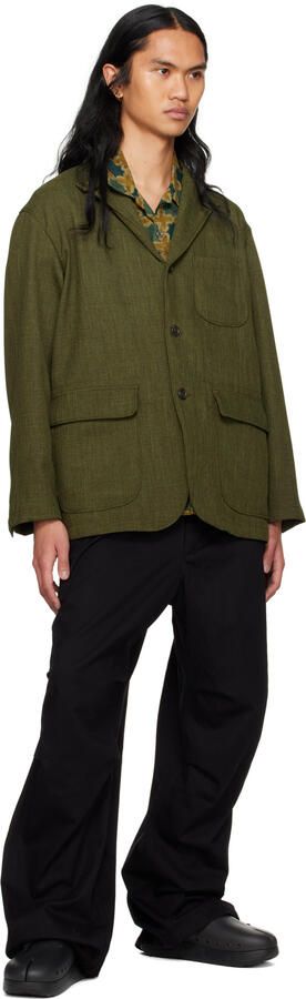 Suicoke Black Polk Loafers - Picture 4