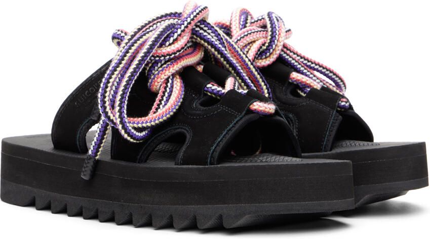 Suicoke Black RAY-ab Sandals - Picture 6