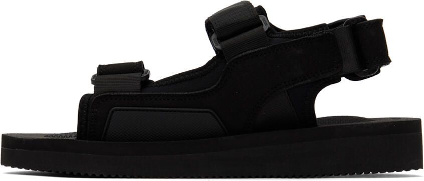 Suicoke Black WAS-Cab Sandals - Picture 3