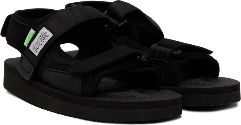 Suicoke Black WAS-Cab Sandals - Picture 2