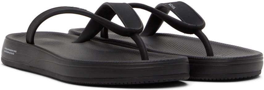Suicoke Black ZAB Flip Flops - Picture 2