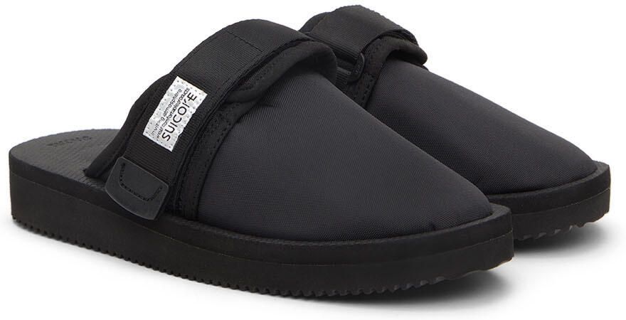 Suicoke Black ZAVO-CAB Slippers - Picture 2