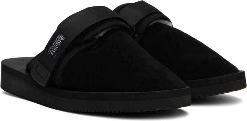 Suicoke Black ZAVO-Mab Slip-On Loafers - Picture 2