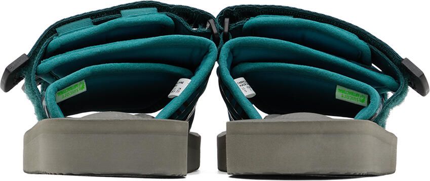 Suicoke Blue & Gray MOTO-Cab Sandals