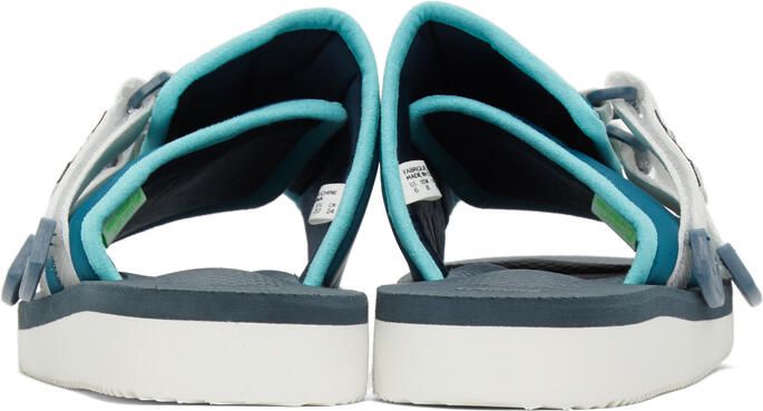 Suicoke Blue & Navy KAW-CAB Sandals - Picture 3