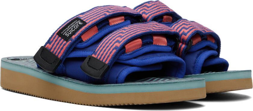 Suicoke Blue & Orange MOTO-JC01 Sandals - Picture 2