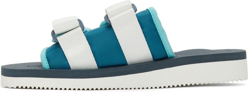 Suicoke Blue & White MOTO-CAB Sandals - Picture 2