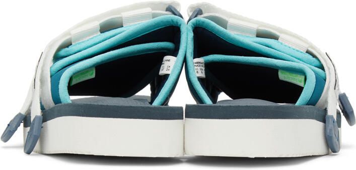 Suicoke Blue & White MOTO-CAB Sandals - Picture 3