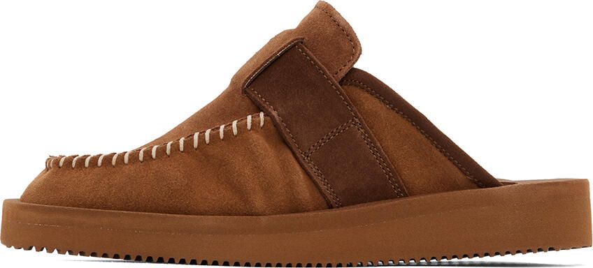 Suicoke Brown LEMI-Sab Slippers - Picture 3