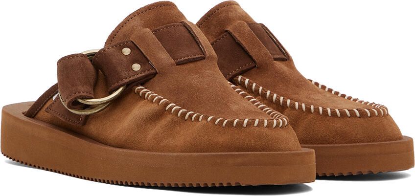 Suicoke Brown LEMI-Sab Slippers - Picture 2