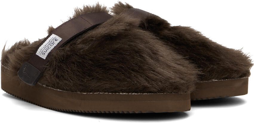 Suicoke Brown ZAVO-2EU Slippers - Picture 2
